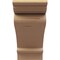 Ekena Millwork 5"W x 10"D x 10"H Classic Mayflower Rough Cedar Woodgrain TimberThane Corbel, Primed Tan CORUR05X10X10MAYRCPR - alternate 4